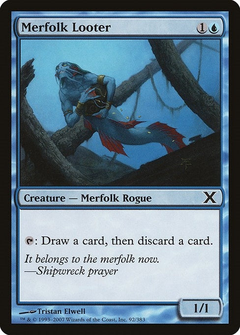 Image for Merfolk Looter (92) (10E) - Magic: The Gathering