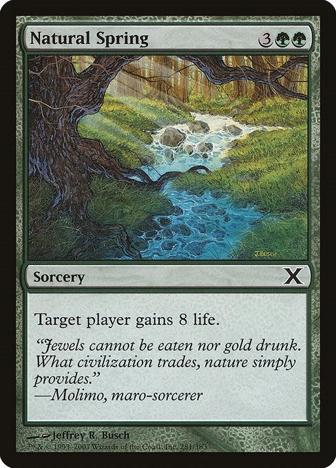 Image for Natural Spring (281) (10E) - Magic: The Gathering
