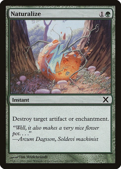 Image for Naturalize (282) (10E) - Magic: The Gathering