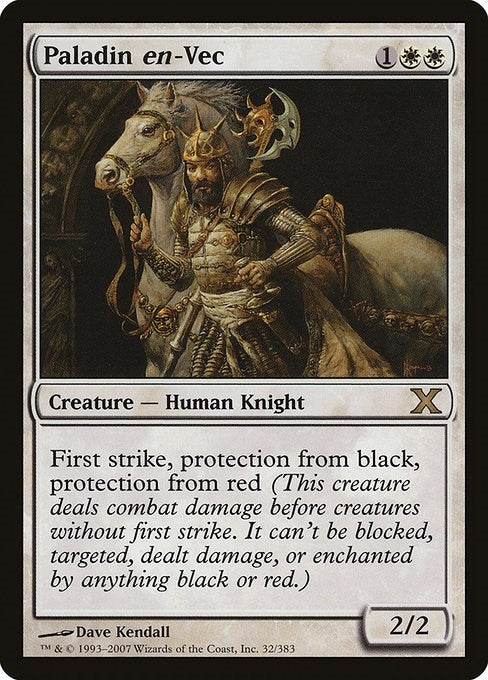 Image for Paladin en-Vec (32) (10E) - Magic: The Gathering