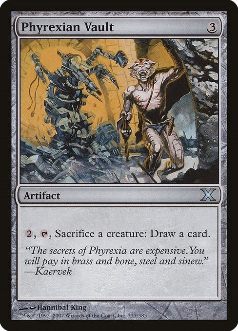 Image for Phyrexian Vault (337) (10E) - Magic: The Gathering