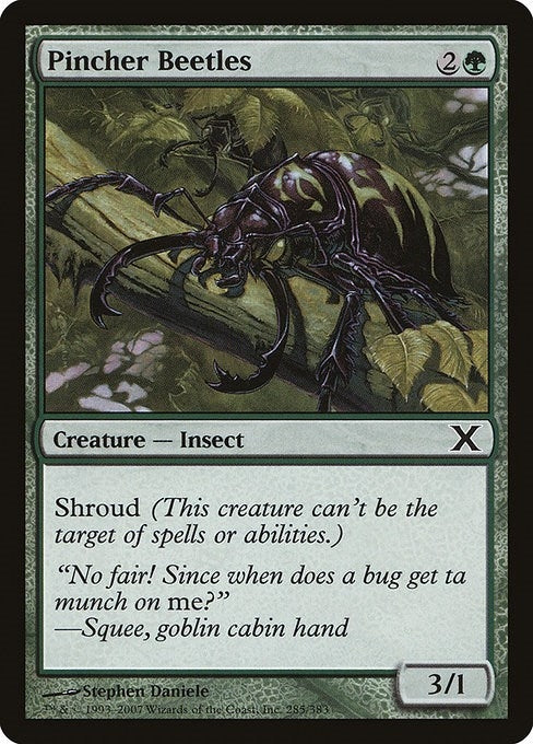 Image for Pincher Beetles (285) (10E) - Magic: The Gathering