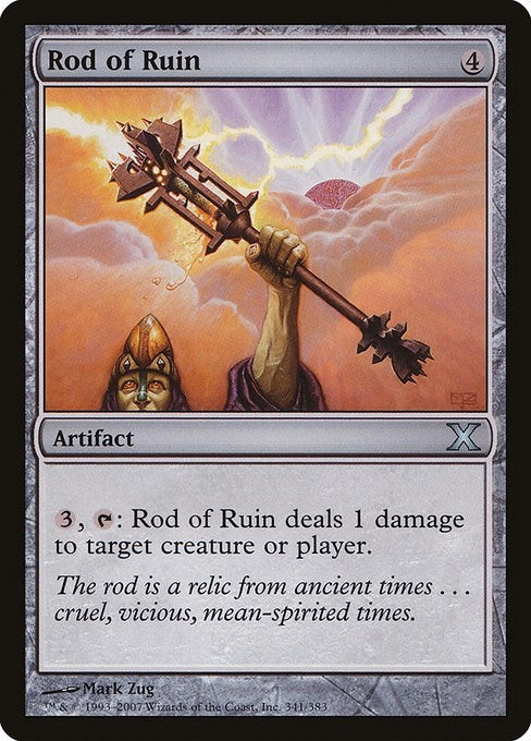 Image for Rod of Ruin (341) (10E) - Magic: The Gathering