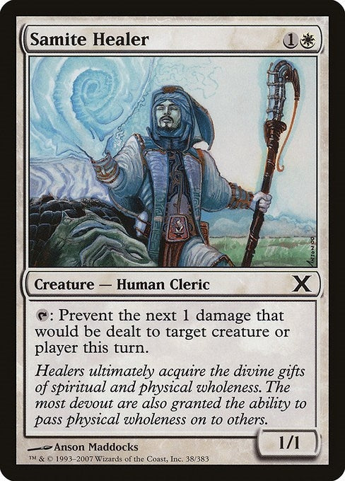 Image for Samite Healer (38) (10E) - Magic: The Gathering