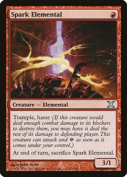 Image for Spark Elemental (237) (10E) - Magic: The Gathering