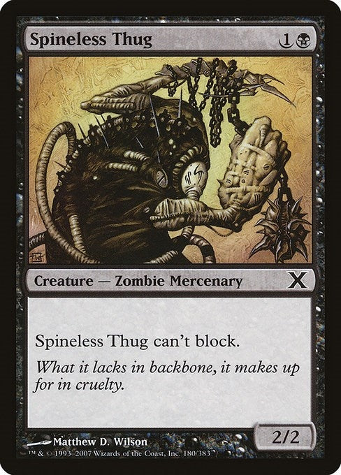 Image for Spineless Thug (180) (10E) - Magic: The Gathering