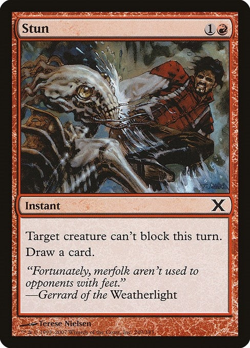 Image for Stun (240) (10E) - Magic: The Gathering