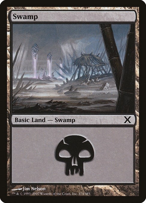 Image for Swamp (374) (374) (10E) - Magic: The Gathering