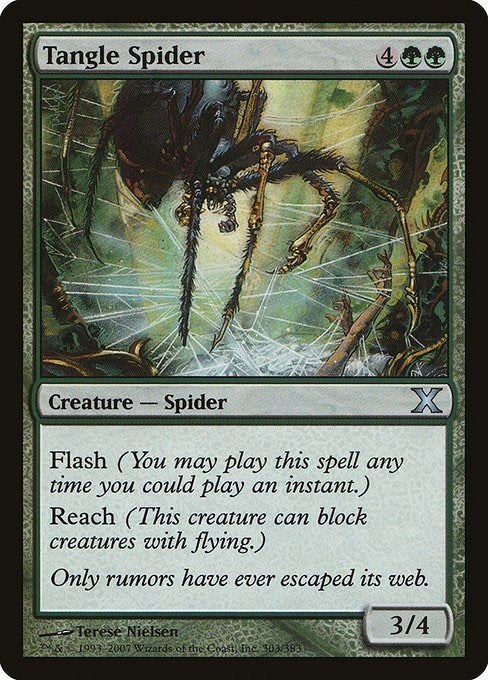 Image for Tangle Spider (303) (10E) - Magic: The Gathering
