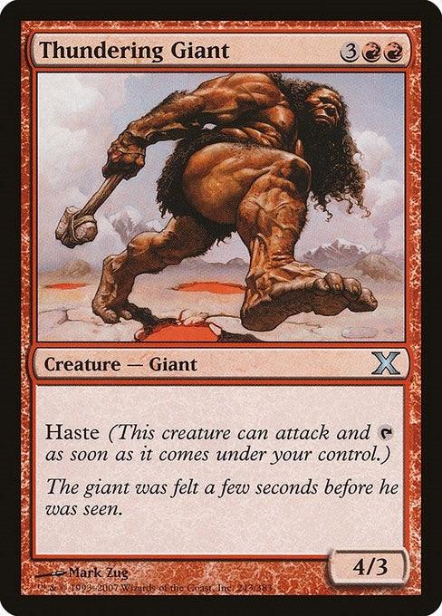 Image for Thundering Giant (243) (10E) - Magic: The Gathering