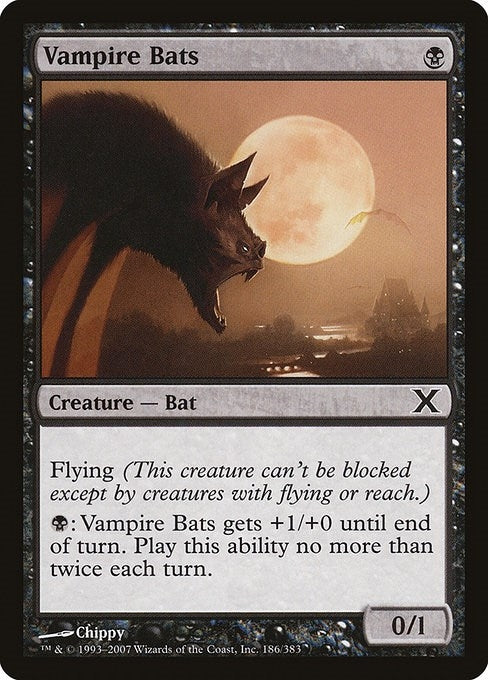 Image for Vampire Bats (186) (10E) - Magic: The Gathering
