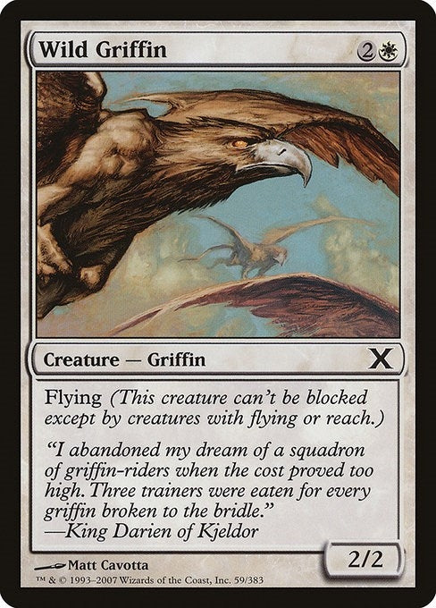 Image for Wild Griffin (59) (10E) - Magic: The Gathering