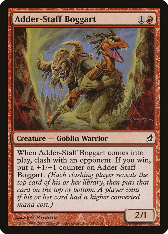 Image for Adder-Staff Boggart (148) (LRW) - Magic: The Gathering
