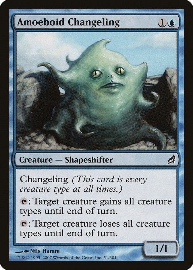 Image for Amoeboid Changeling (51) (LRW) - Magic: The Gathering