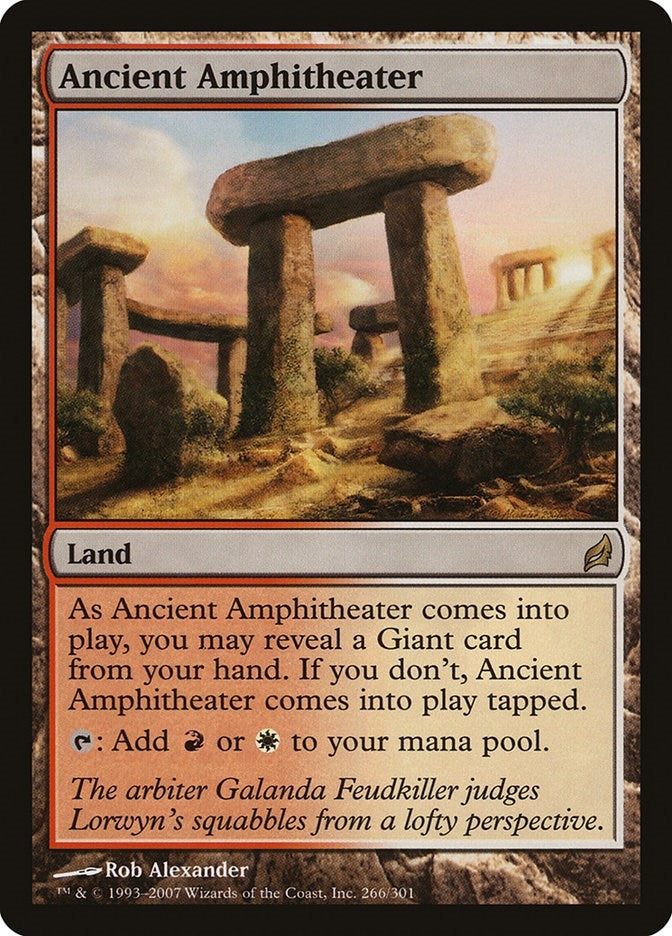 Image for Ancient Amphitheater (266) (LRW) - Magic: The Gathering