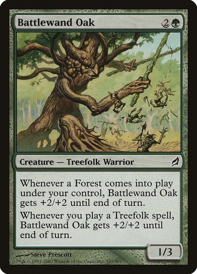 Image for Battlewand Oak (197) (LRW) - Magic: The Gathering