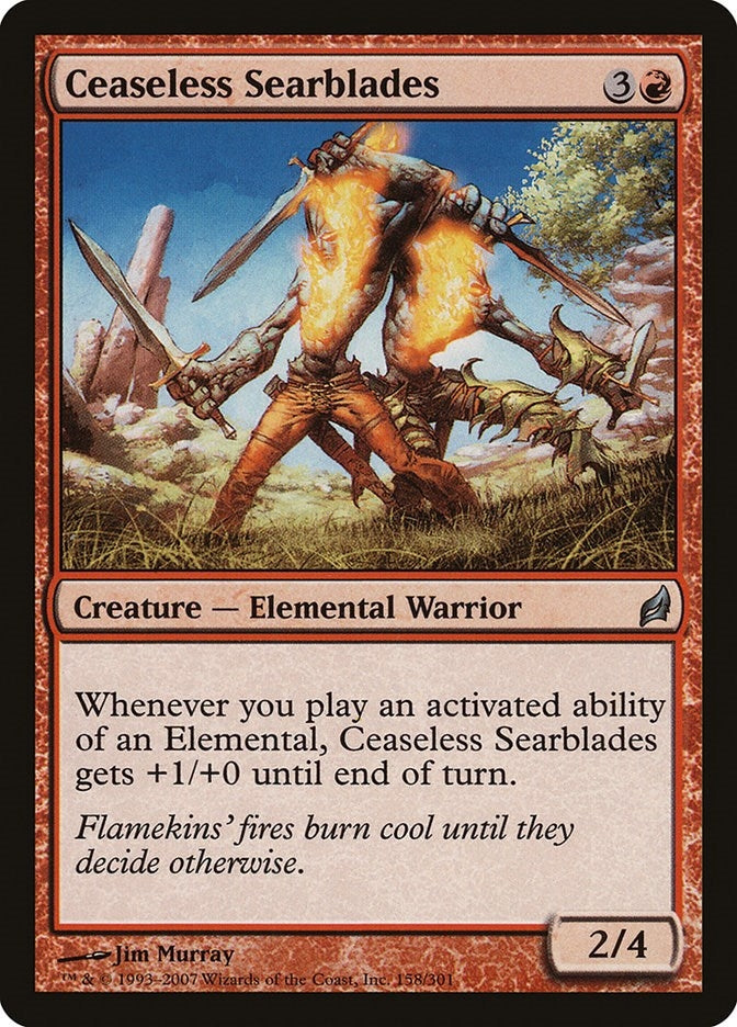 Image for Ceaseless Searblades (158) (LRW) - Magic: The Gathering