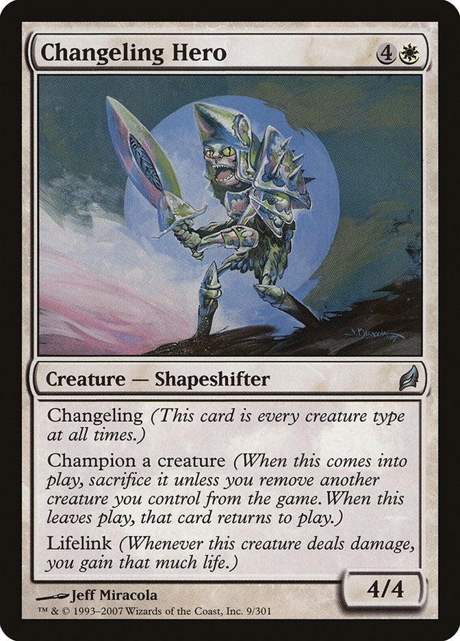 Image for Changeling Hero (9) (LRW) - Magic: The Gathering