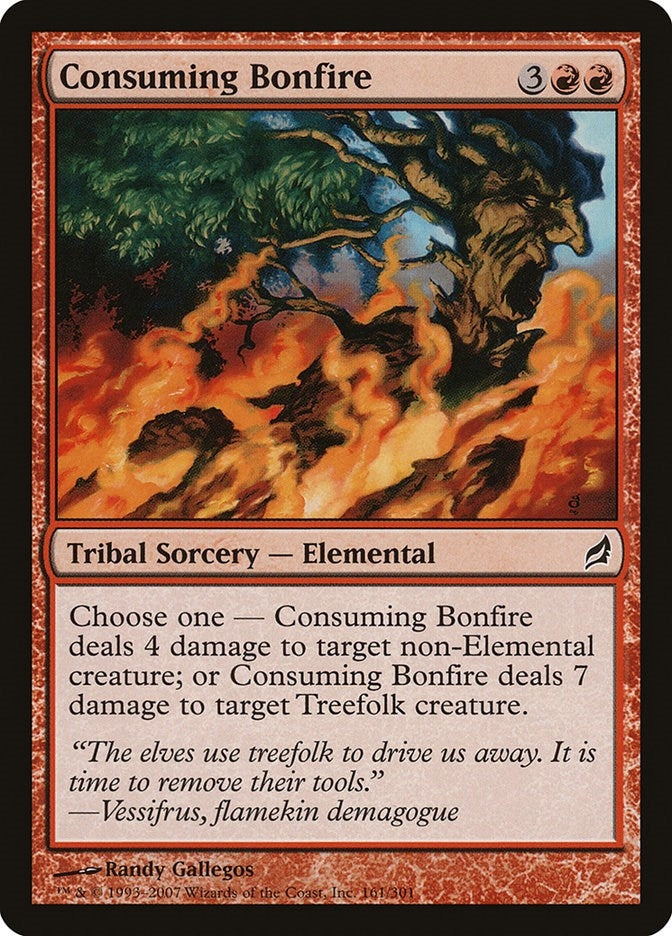 Image for Consuming Bonfire (161) (LRW) - Magic: The Gathering