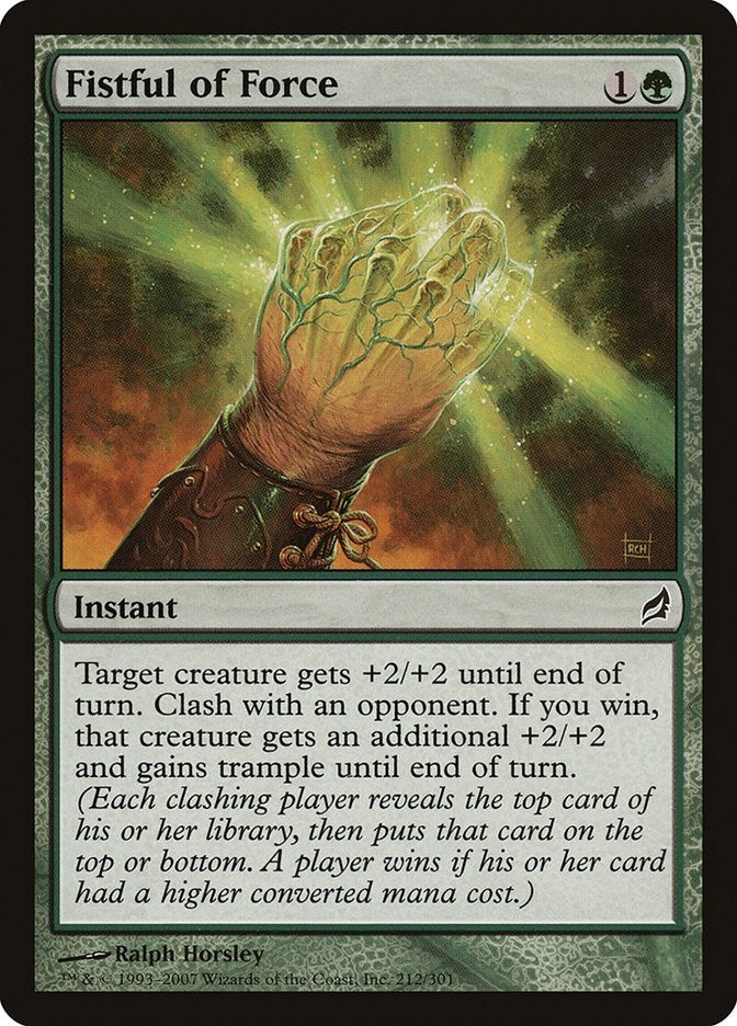 Image for Fistful of Force (212) (LRW) - Magic: The Gathering