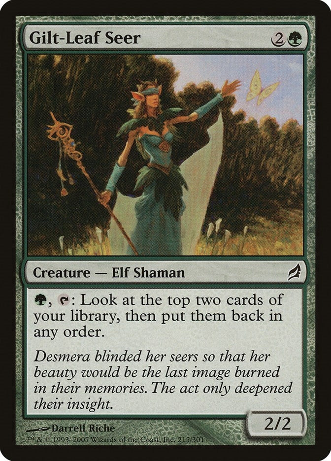 Image for Gilt-Leaf Seer (215) (LRW) - Magic: The Gathering