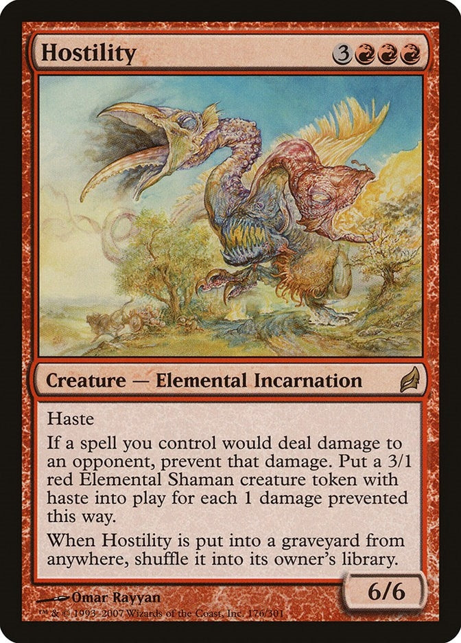 Image for Hostility (176) (LRW) - Magic: The Gathering