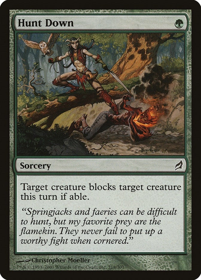 Image for Hunt Down (218) (LRW) - Magic: The Gathering