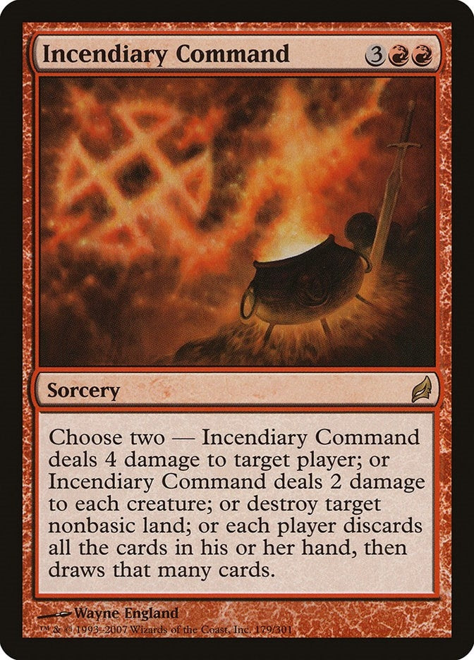 Image for Incendiary Command (179) (LRW) - Magic: The Gathering