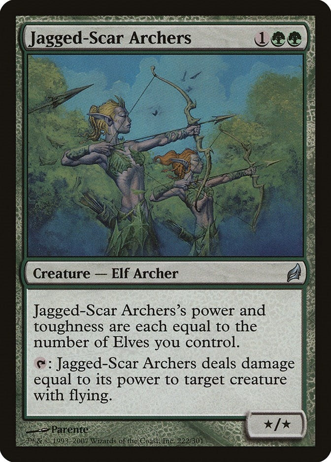 Image for Jagged-Scar Archers (222) (LRW) - Magic: The Gathering