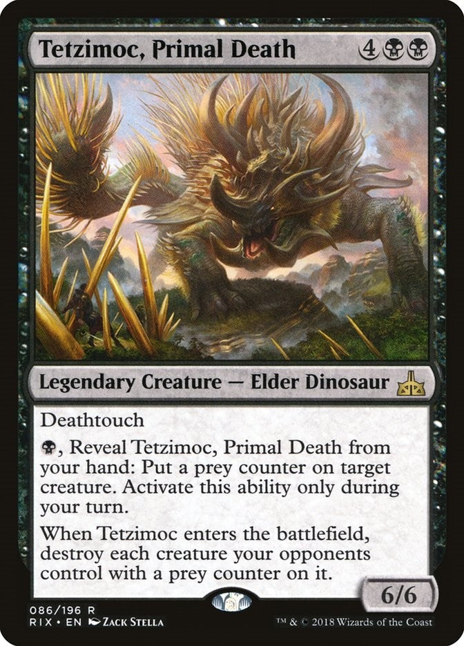 Tetzimoc, Primal Death (86) (RIX) Japanese