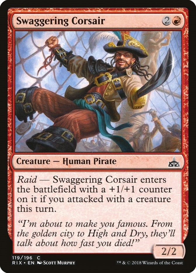 Swaggering Corsair (119) (RIX)