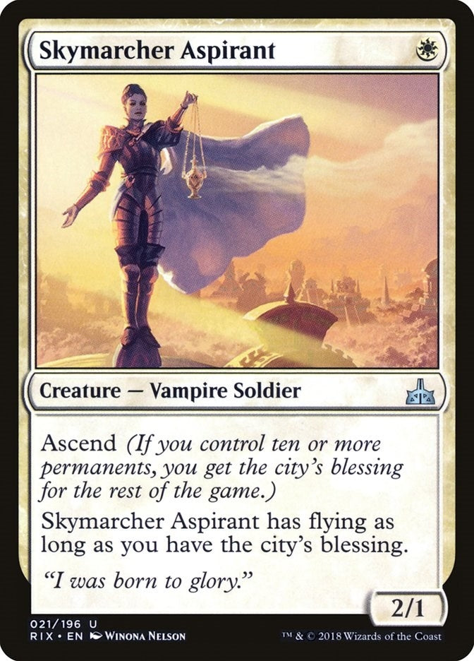 Skymarcher Aspirant (21) (RIX) Japanese