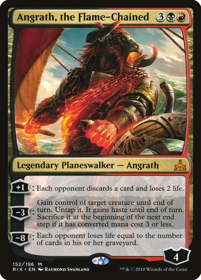 Angrath, the Flame-Chained (152) (RIX) Japanese