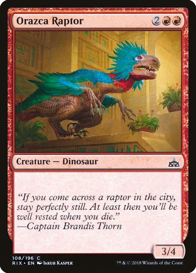 Orazca Raptor (108) (RIX)