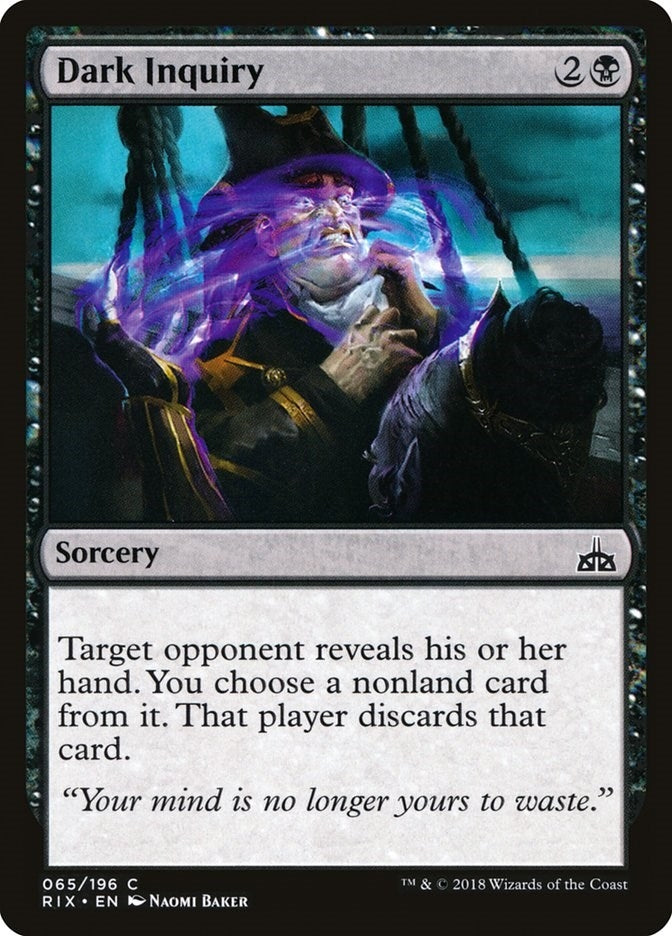 Dark Inquiry (65) (RIX) Japanese