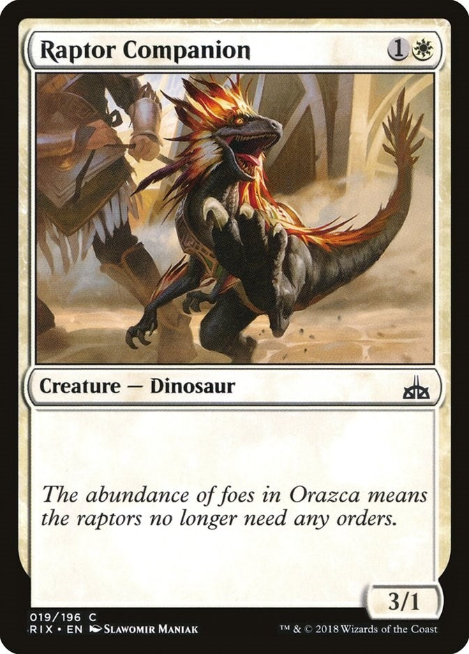 Raptor Companion (19) (RIX) Japanese