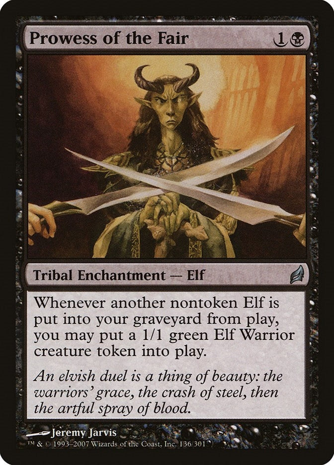 Image for Prowess of the Fair (136) (LRW) - Magic: The Gathering