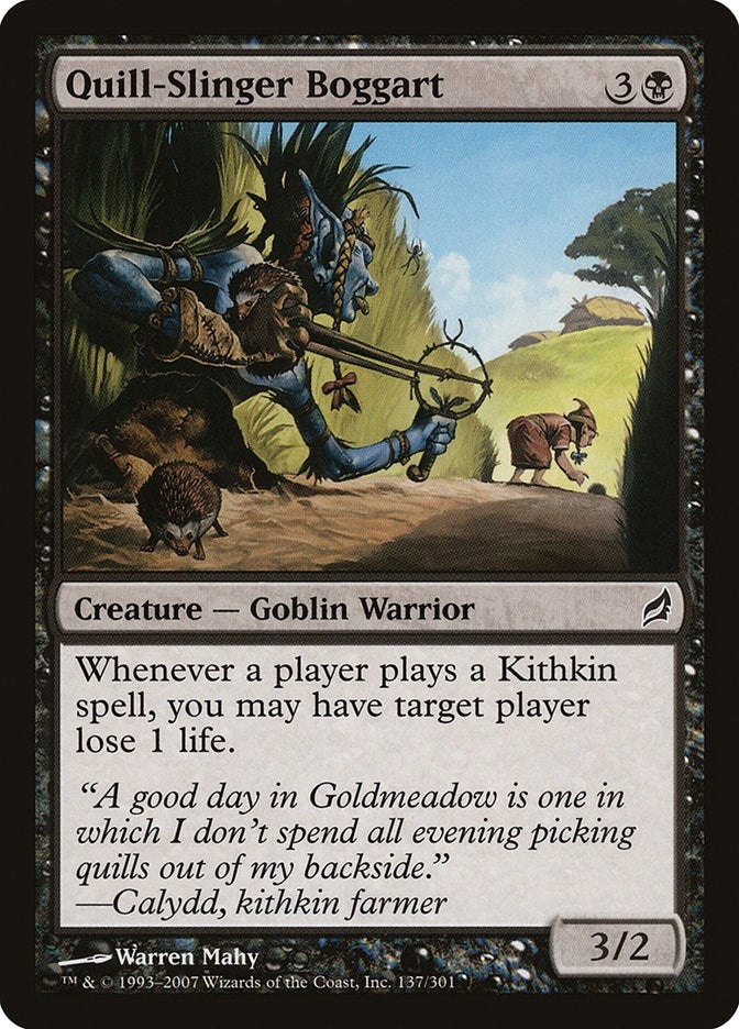 Image for Quill-Slinger Boggart (137) (LRW) - Magic: The Gathering
