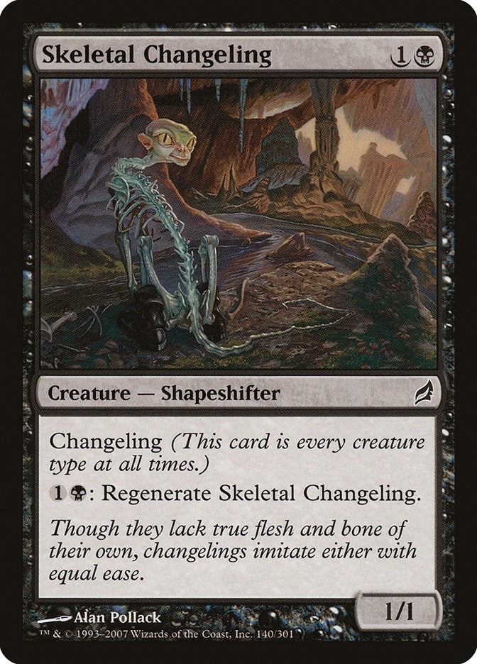 Image for Skeletal Changeling (140) (LRW) - Magic: The Gathering
