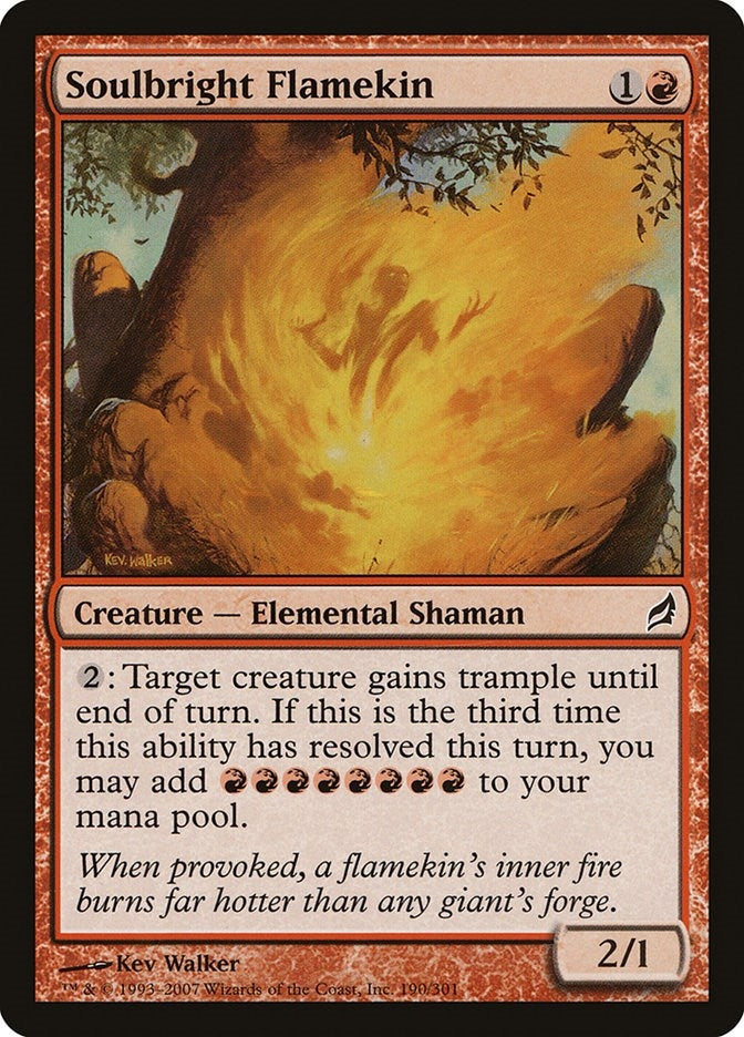 Image for Soulbright Flamekin (190) (LRW) - Magic: The Gathering