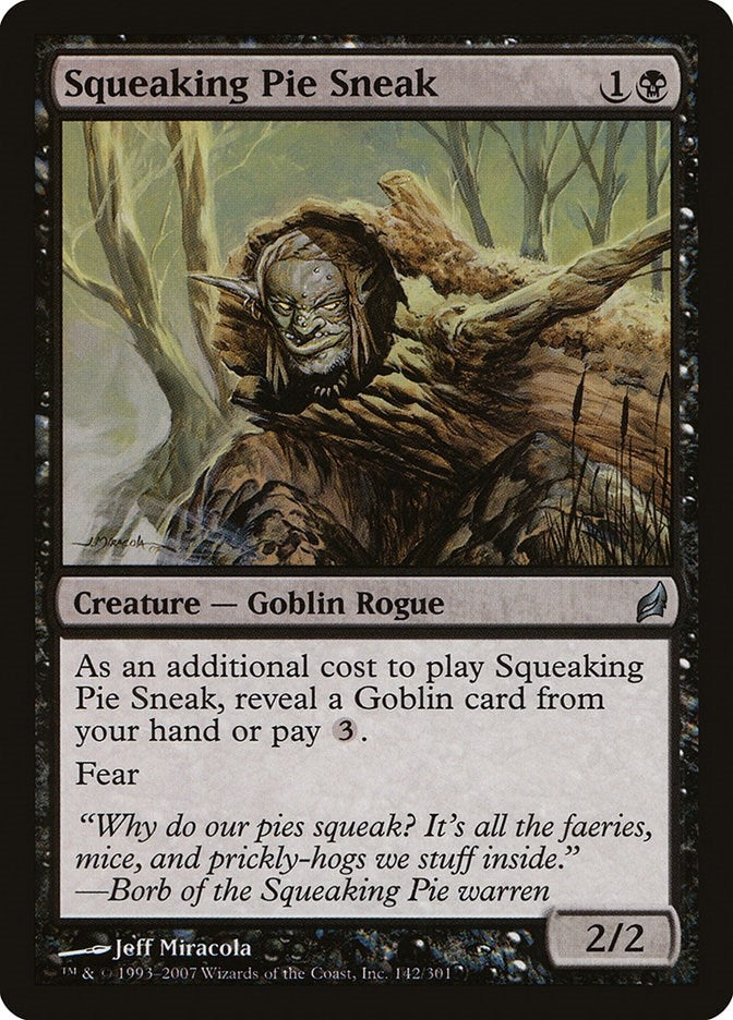 Image for Squeaking Pie Sneak (142) (LRW) - Magic: The Gathering