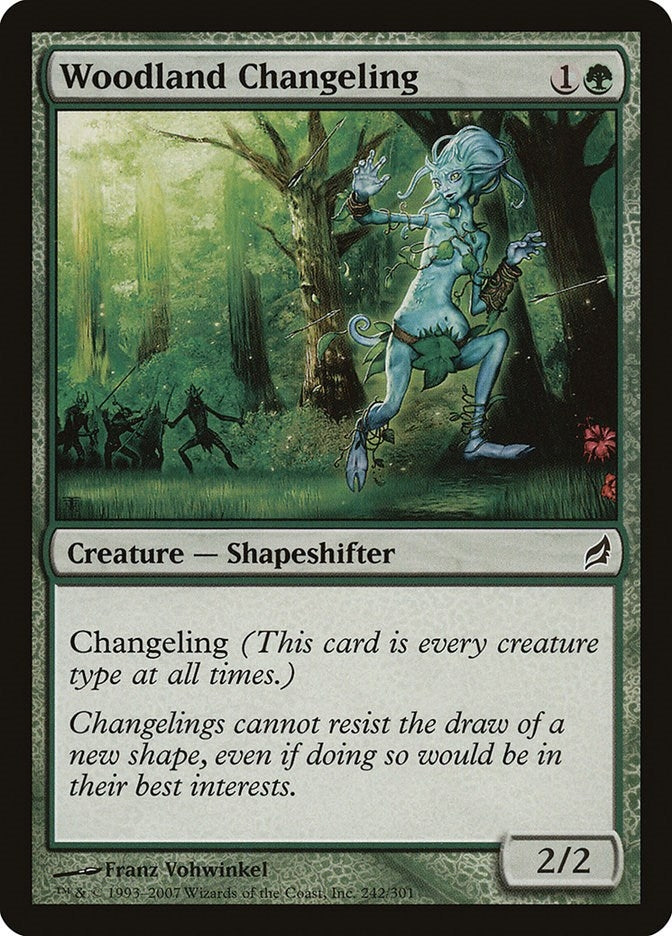 Image for Woodland Changeling (242) (LRW) - Magic: The Gathering