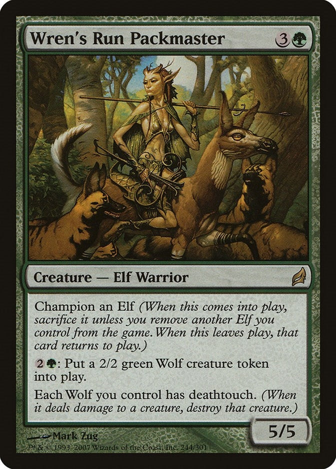 Image for Wren's Run Packmaster (244) (LRW) - Magic: The Gathering