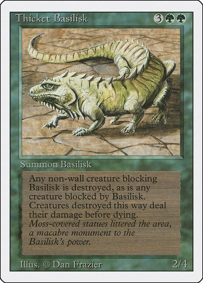 Image for Thicket Basilisk (3ED) - Magic: The Gathering