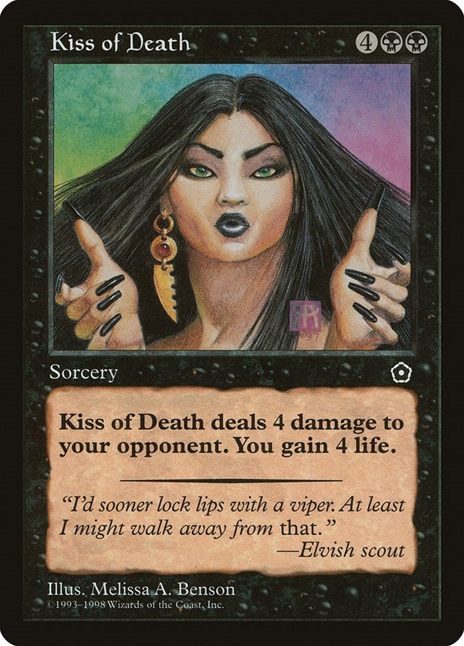 Image for Kiss of Death (P02) - Magic: The Gathering