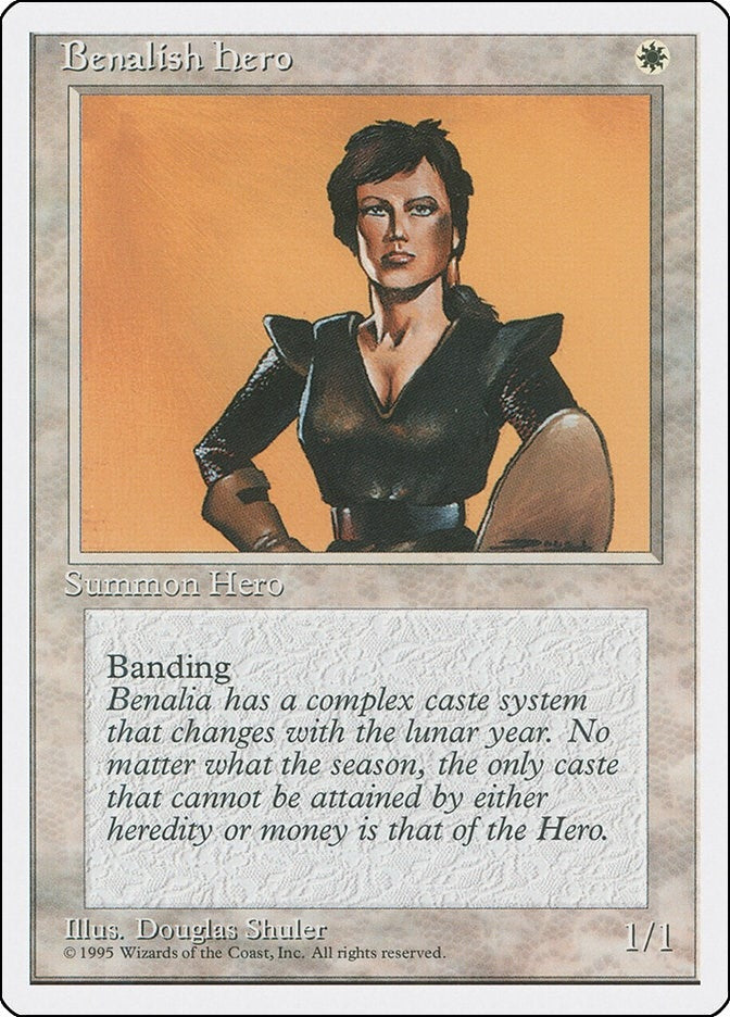 Image for Benalish Hero (4ED) - Magic: The Gathering