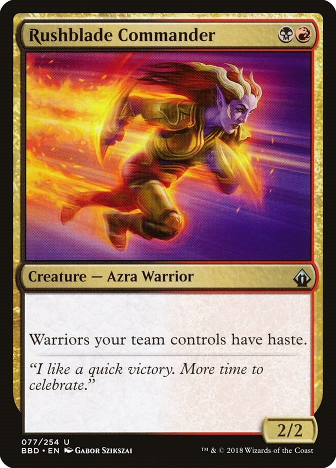 Rushblade Commander (77) (BBD)