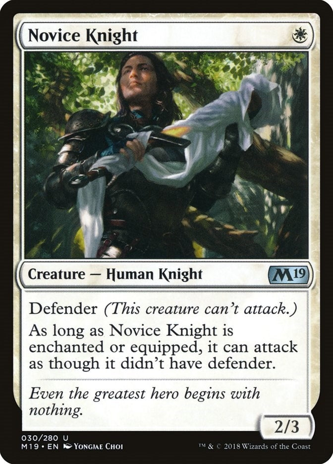 Novice Knight (30) (M19)