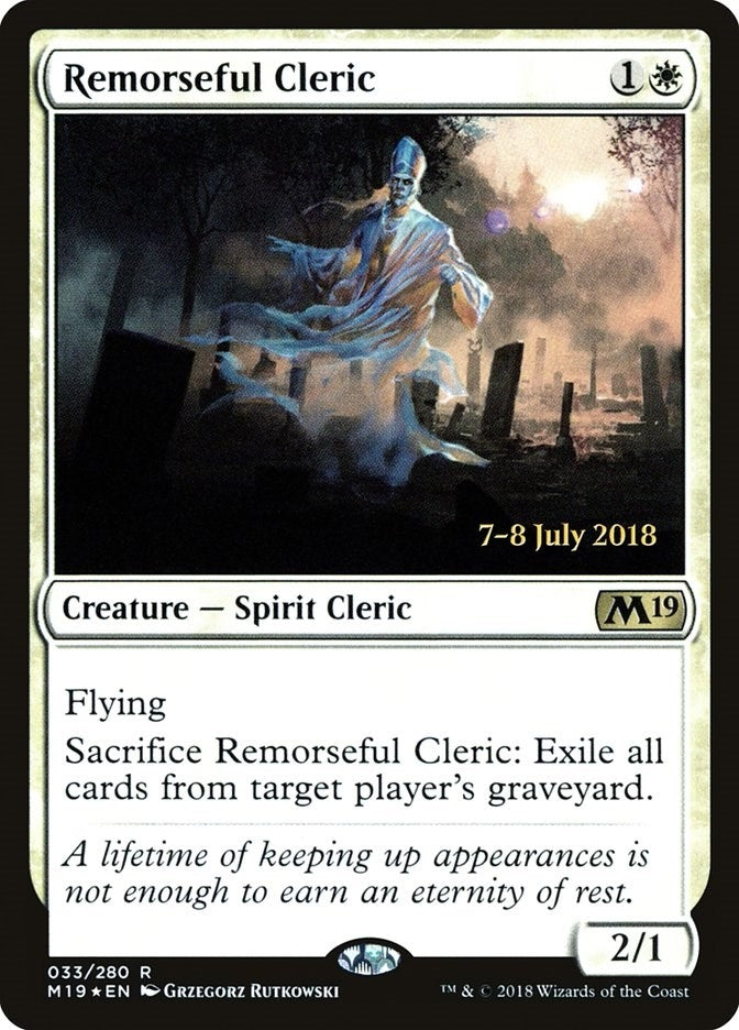 Image for Remorseful Cleric (33) (PRE) - Magic: The Gathering