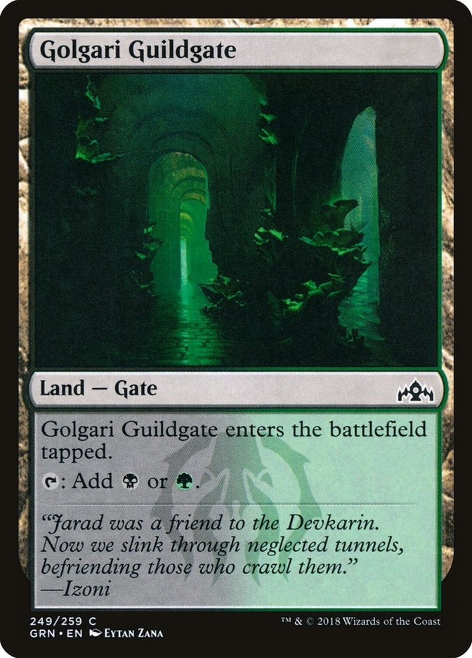 Golgari Guildgate (249) (249) (GRN) Spanish